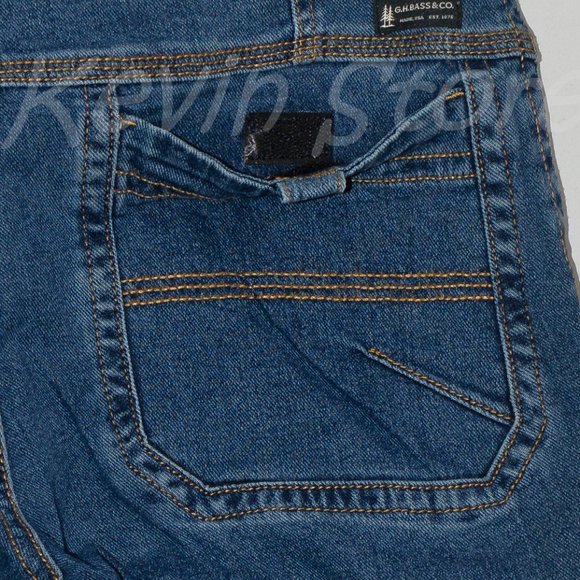 NWT Men jean relaxed fit in Blue G.H Bass - Picture 8 of 10